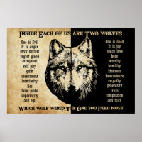 Inside Each Of Us Are Two Wolves Wolf