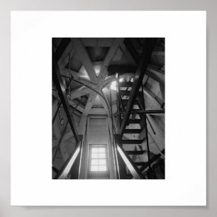 inside gurnet light house duxbury ma. saquish poster