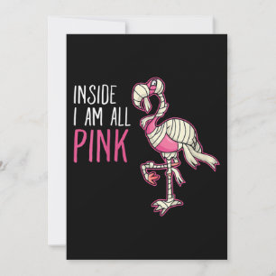 Inside I Am All Pink Flamingo   Funny Flamingo Save The Date
