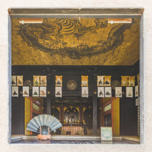 Inside Konchi-In temple, Kyoto Glass Coaster