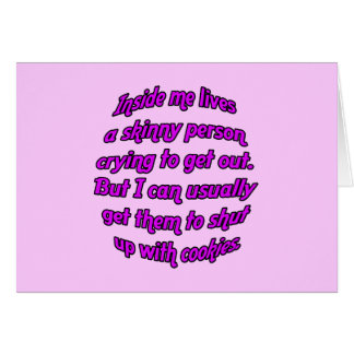 Inside me lives a skinny person