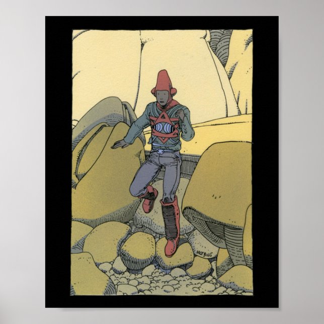 Inside Moebius Sticker  Poster (Front)