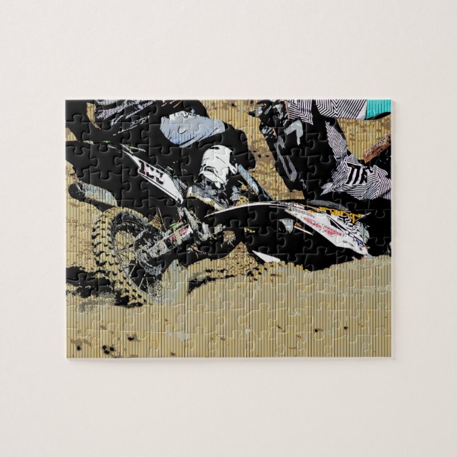 Inside Move - Dirt Bike Racers Jigsaw Puzzle (Horizontal)