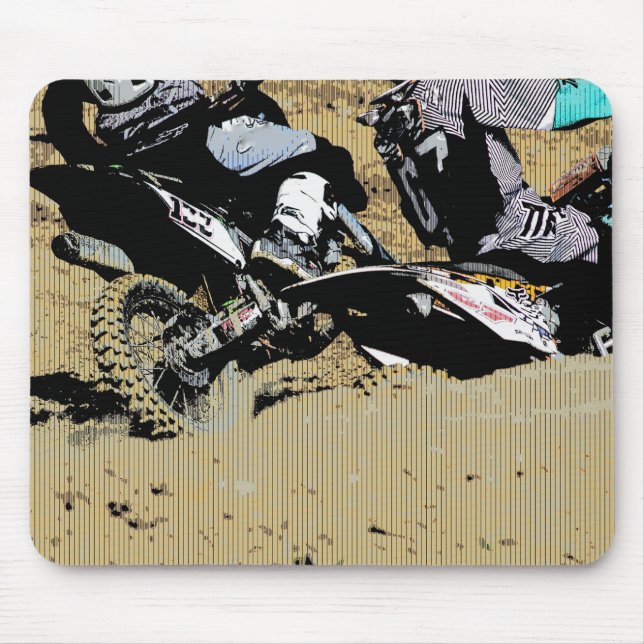 Inside Move - Dirt Bike Racers Mouse Mat (Front)