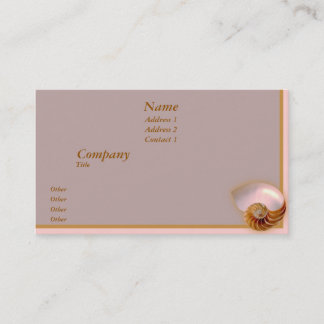 Inside Nautilus Business Card