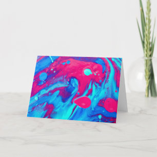 Inside of a lava lamp card