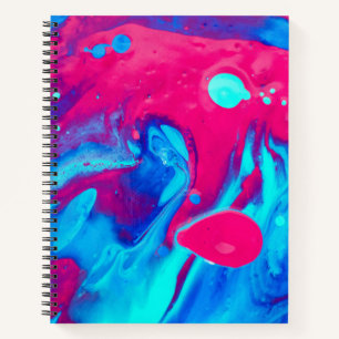 Inside of a lava lamp notebook