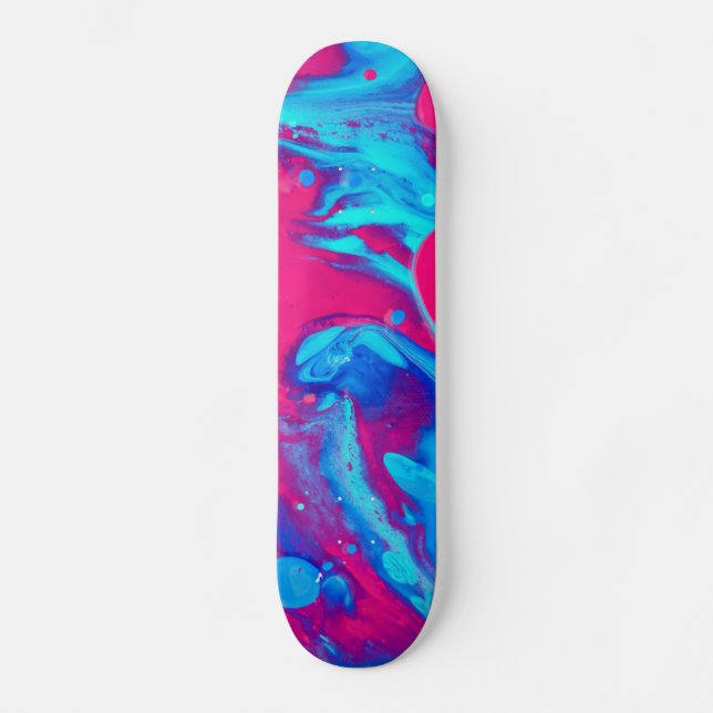 Inside of a lava lamp skateboard (Front)