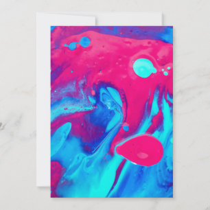 Inside of a lava lamp thank you card