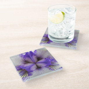 Inside of an Iris Glass Coaster