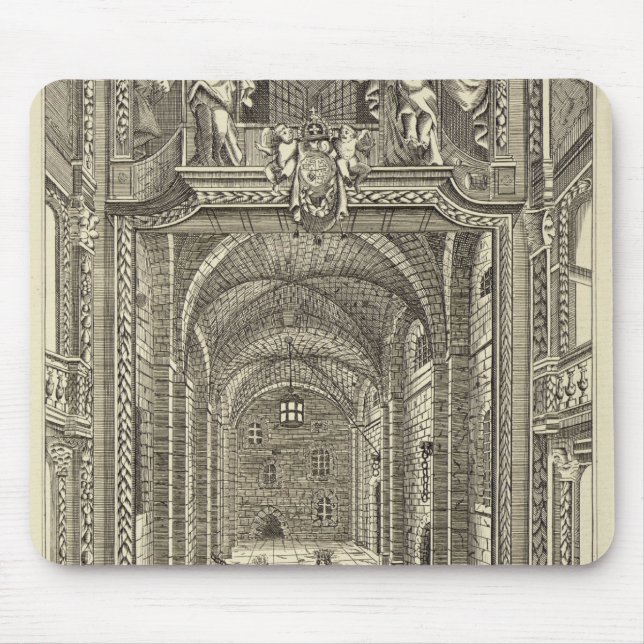 Inside of the Dukes Theatre in Lincoln's Inn Mouse Mat (Front)