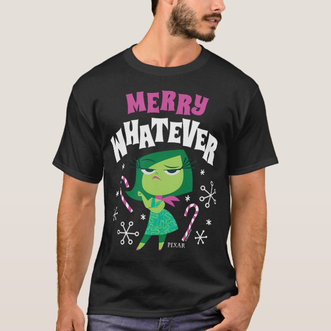 Inside Out 2 - Disgust Merry Whatever T-Shirt (Front)