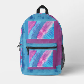 Inside Out The Purplue Printed Backpack