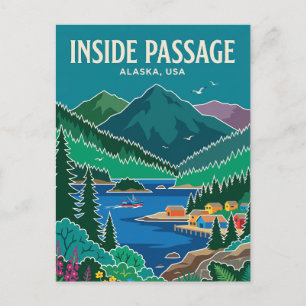 Inside Passage Alaska Postcard
