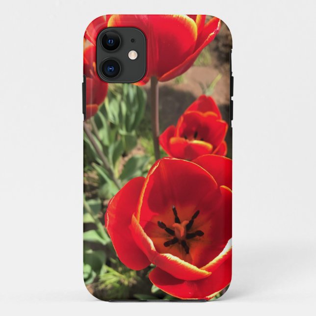 Inside Red Tulips Case-Mate iPhone Case (Back)