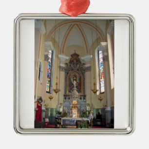 inside the church of Brezje,Slovenia Metal Tree Decoration