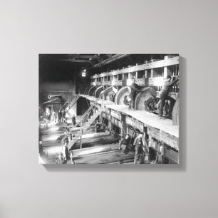Inside the Deadwood Terra Gold Stamp Mill Canvas Print