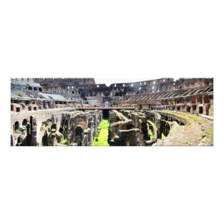 Inside the Roman Colosseum Panoramic Photo Print