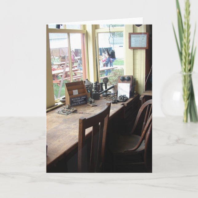 Inside the Train Depot Card (Front)