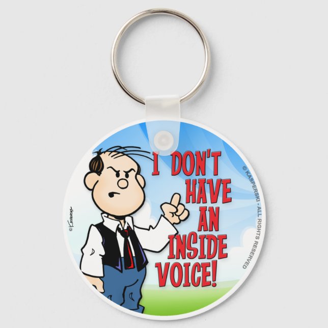 Inside Voice Key Ring (Front)