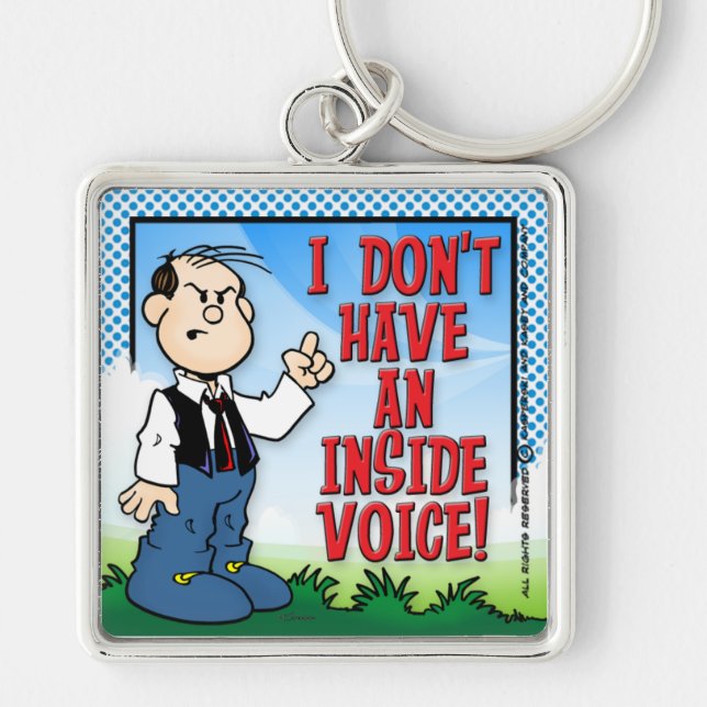 Inside Voice Key Ring (Front)