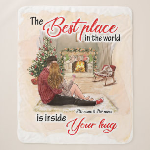 Inside Your Hug Blanket Couple Valentine Gift