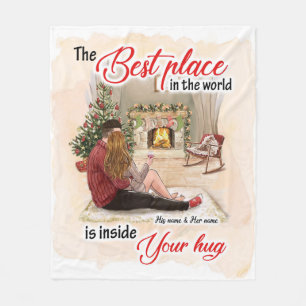 Inside Your Hug Blanket Couple Valentine Gift