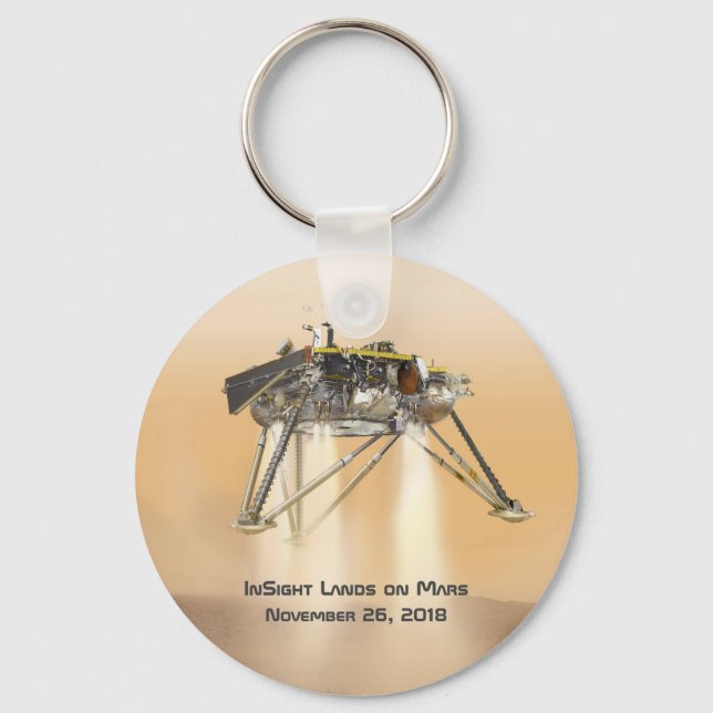 InSight Landing on Mars Key Ring (Front)