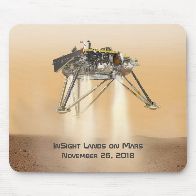 InSight Landing on Mars Mouse Mat (Front)