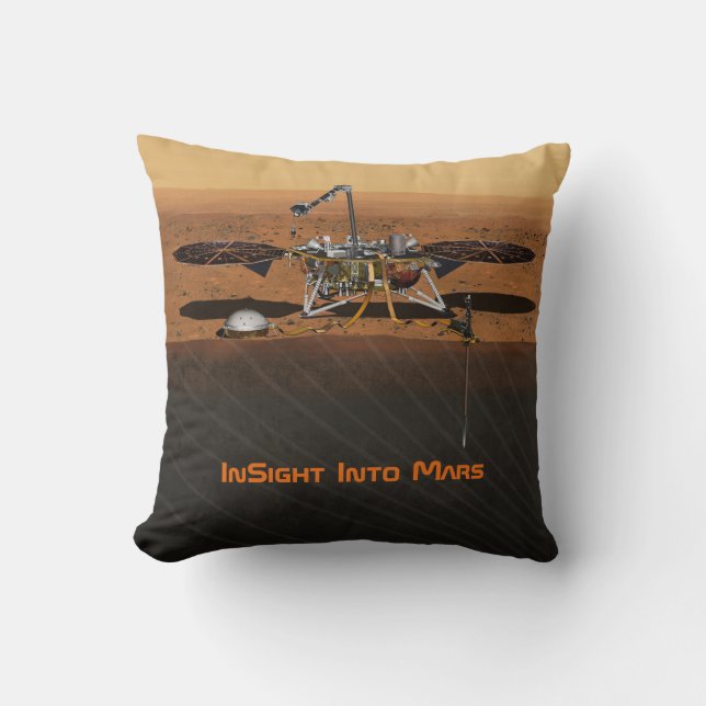 InSight Mars Lander Mission Cushion (Front)