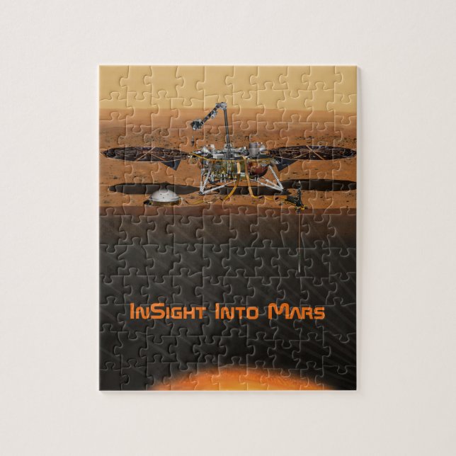 InSight Mars Lander Mission Jigsaw Puzzle (Vertical)