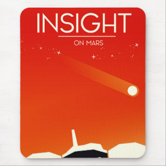 Insight Mars Lander Space Art Mouse Mat