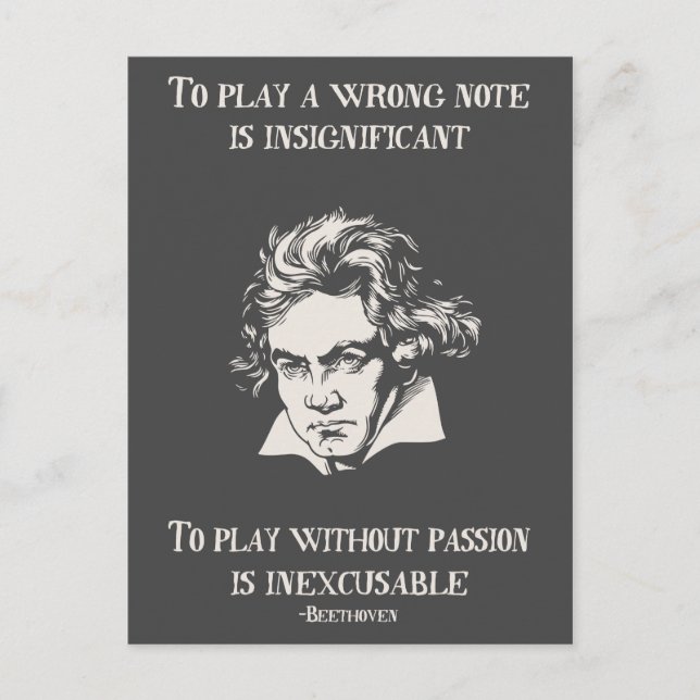 Insignficant v. Inexcusable Postcard (Front)