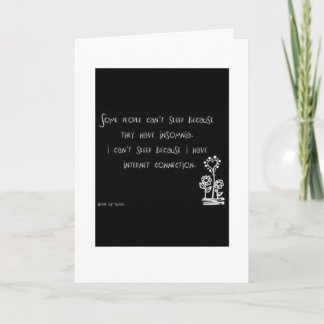 Insomnia Card