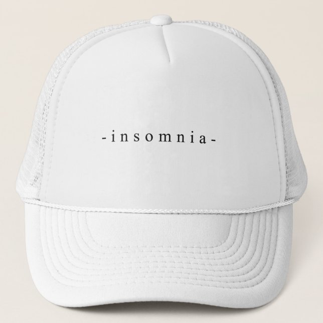Insomnia design trucker hat (Front)