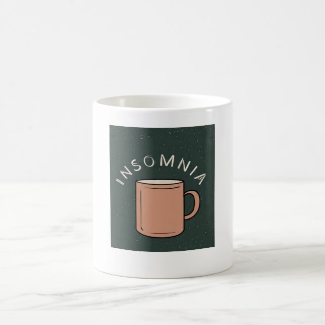 Insomnia Mug for Coffee Addicts (Center)