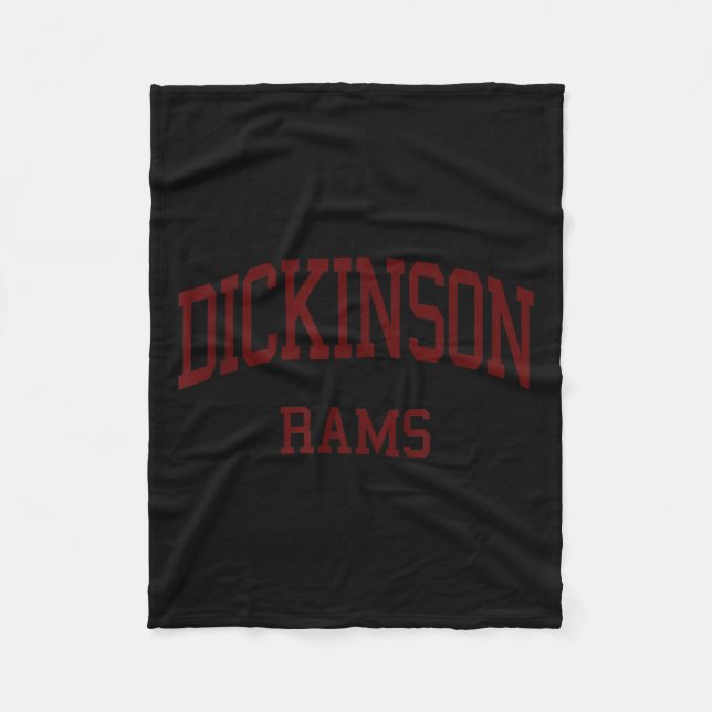Inson High School Hs Jersey City Nj Retro  Fleece Blanket (Front)
