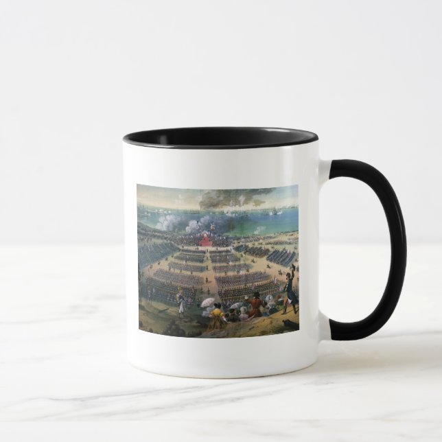 Inspecting the Troops Mug (Right)