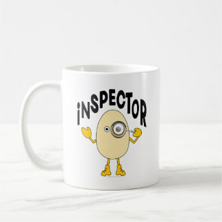 Inspector Egghead Text Coffee Mug