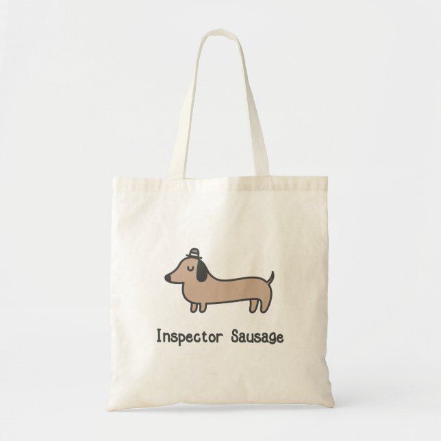 Inspector Sausage Tote Bag (Front)
