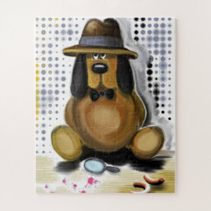 Inspector Woof - Funny Dog - Cute Jigsaw Puzzle