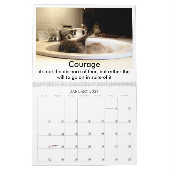 Inspiration 2011 Calendar (Jan 2027)