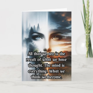 Inspiration and love holiday card
