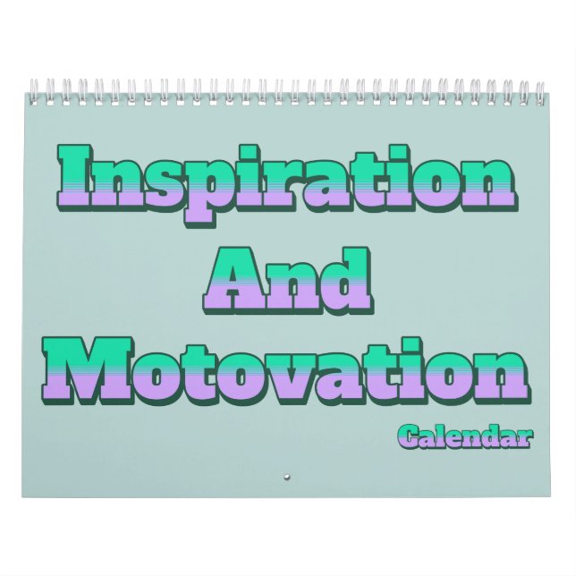 Inspiration and Motivation Calendar  (Cover)