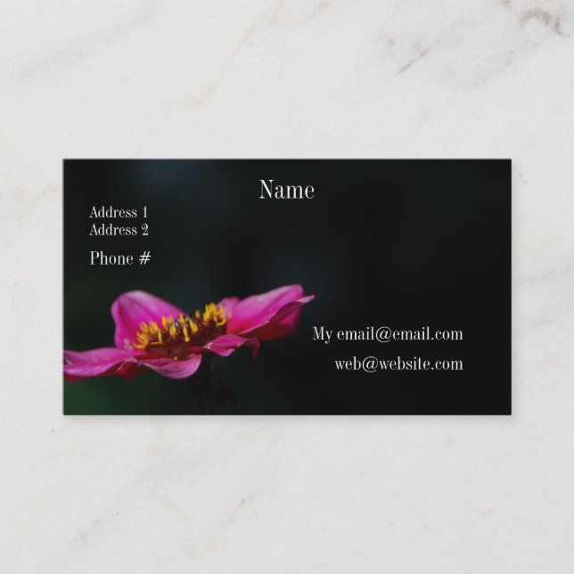 Inspiration Business Card (Front)