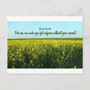 Inspiration by Eleanor Roosevelt Postcard