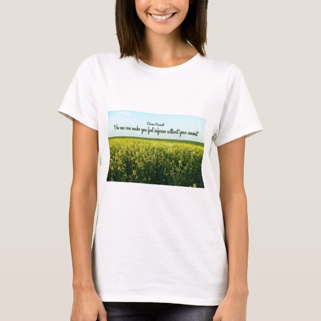 Inspiration by Eleanor Roosevelt T-Shirt (Front)