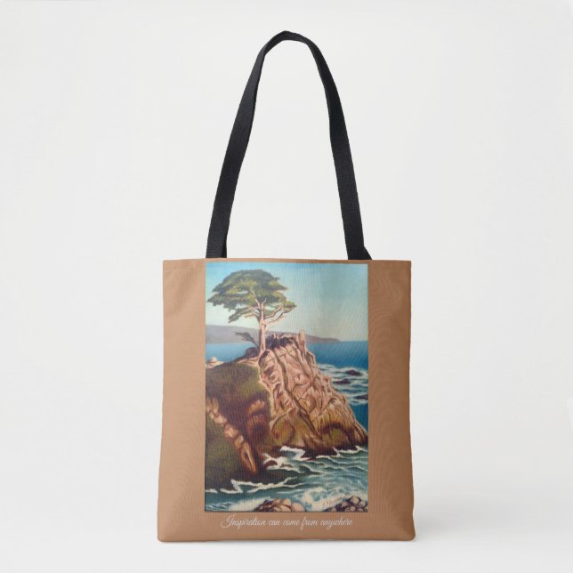 Inspiration can come from anywhere Cyprus tote (Front)