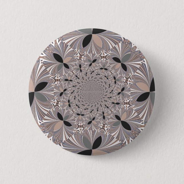 Inspiration Flower 6 Cm Round Badge (Front)