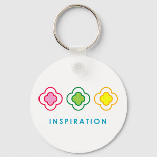 Inspiration (Flowers) Key Ring